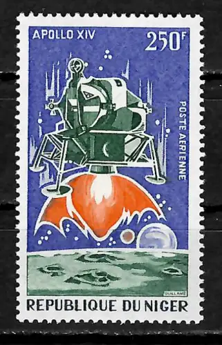 Niger: Mondlandung Apollo 14, #281, postfrisch