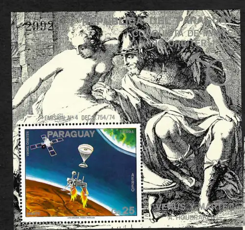 Paraguay: Eroberung des Mars, Block #281, postfrisch