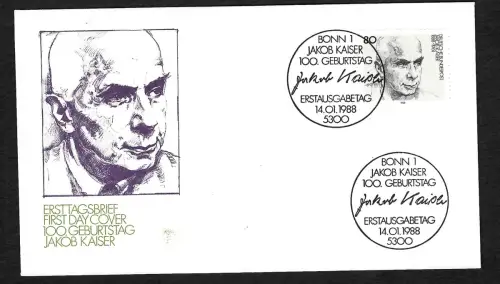 Bund 1988: Jakob Kaiser, FDC