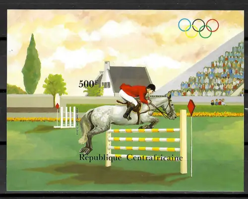 Zentralafrika 2022: Olympische Sommerspiel 1984, Los Angeles, Springreiten **