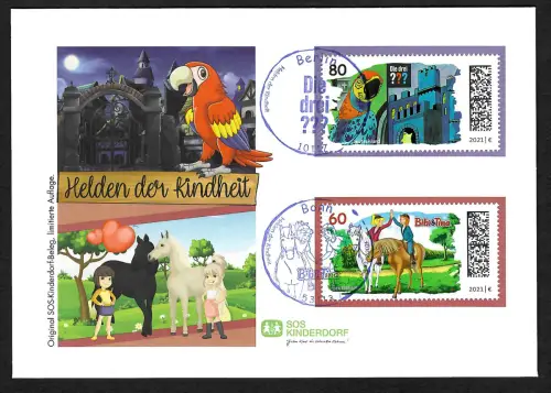 Bund 2021: Bibi Blocksberg, Die drei ???, SOS Kinderdorf, Helden der Kindheit