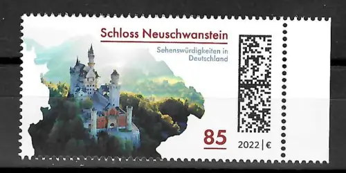 Bund 2022: Schloss Neuschwanstein, postfrisch