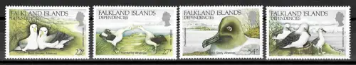 Falkland Inseln: Albatrosse, postfrisch, #129-132