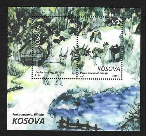 Kosovo 2019: Nationalpark Blinaja, postfrisch