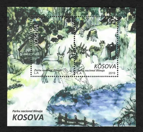 Kosovo 2019: Nationalpark Blinaja, gestempelt