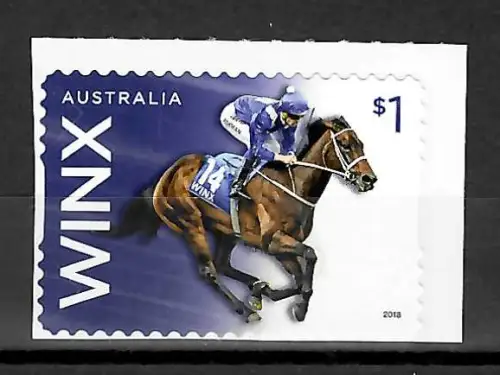 Australien 2019: WINX, Vollblut Rennpferd, postfrisch