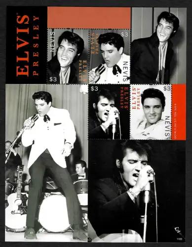 NEVIS 2013: Elvis Presley, Block postfrisch