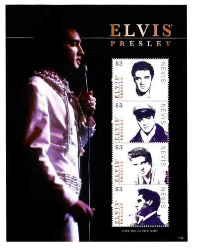 NEVIS 2013: Elvis Presley als Sänger, Block postfrisch