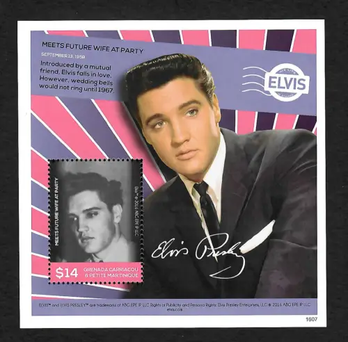Grenada 2016: Elvis Presley, meets future wife at party, postfrisch