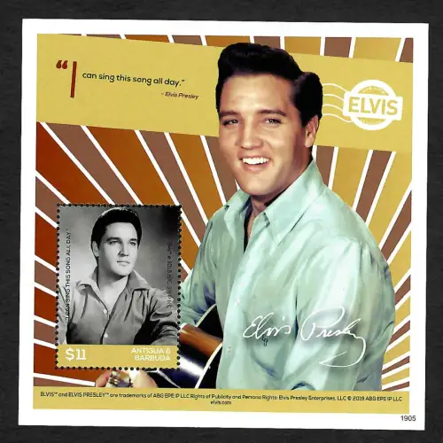 Antigua 2016: Elvis Presley, I can sing this song all day, postfrisch