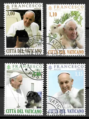 Vatikan 2020: Pontifikat von Papst Franziskus, gestempelt