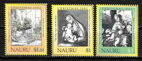 Nauru 2002: Christmas, Weihnachten, postfrisch