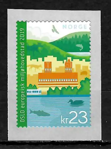 Norwegen 2019: Oslo, Umwelthauptstadt Europas, postfrisch