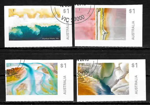 Australien 2019: Kunst in der Natur, gestempelt