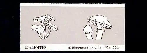 NORWEGEN 1987 Markenheftchen Nr 10 gestempelt (70326)