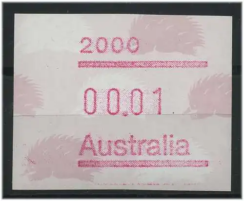 AUSTRALIEN ATM Nr 9 postfrisch mit Plattenfehler (47336)