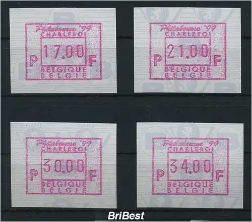 BELGIEN 1999 ATM Nr 38v S1 Satz postfrisch (79765)