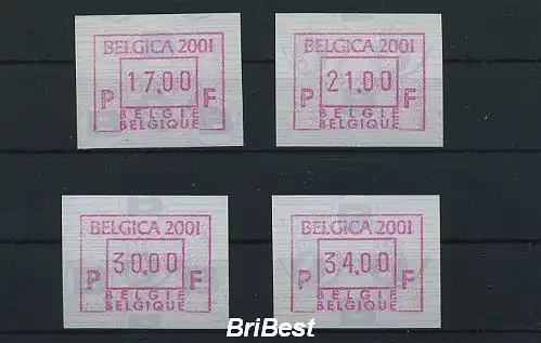 BELGIEN 2001 ATM Nr 45.1 S1 Satz postfrisch (79788)