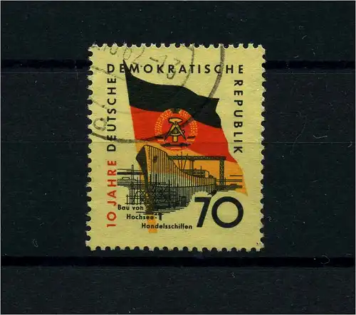 DDR 1959 Nr 730 f46 gestempelt (101842)