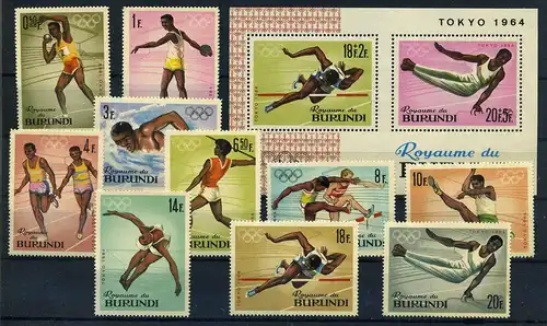 BURUNDI Lot aus 1964 postfrisch (105195)