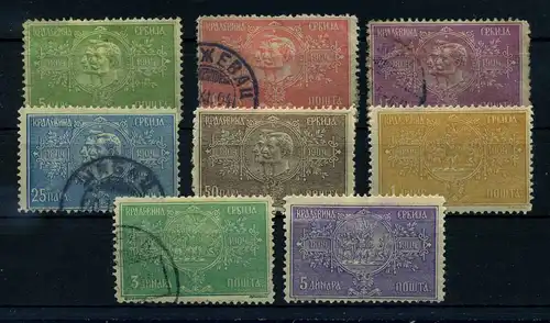SERBIEN 1904 Nr 76-83 gestempelt (106497)