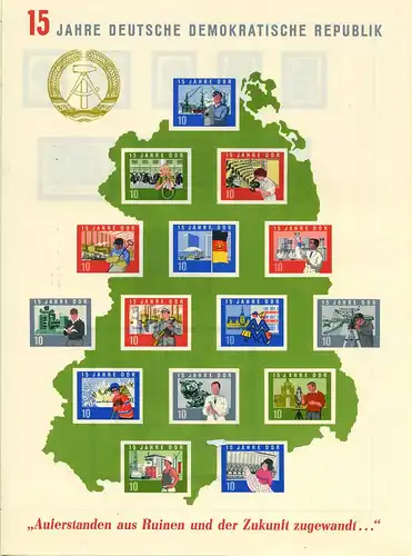 DDR 1964 Bl.19 postfrisch (700772)