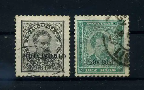 PORTUGAL 1892 Nr 78-79 gestempelt (112155)