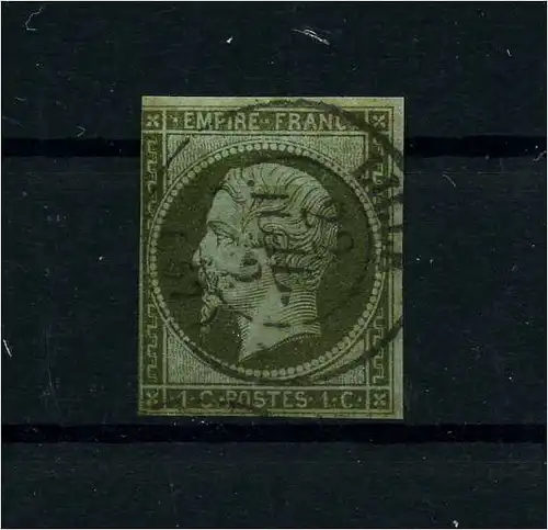 FRANKREICH 1853 Nr 10 gestempelt (112184)