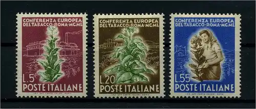 ITALIEN 1950 Nr 802-804 postfrisch (112221)