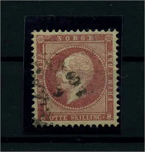 NORWEGEN 1856 Nr 5 gestempelt (112237)