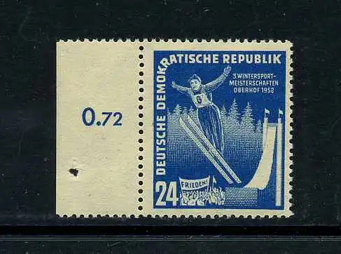DDR 1951 Nr 299 postfrisch (112707)