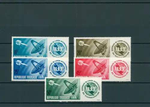 TOGO 1965 Nr 457-461A postfrisch (200554)