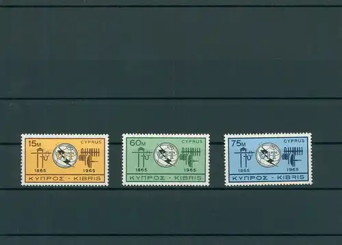 ZYPERN 1965 Nr 253-255 postfrisch (200583)