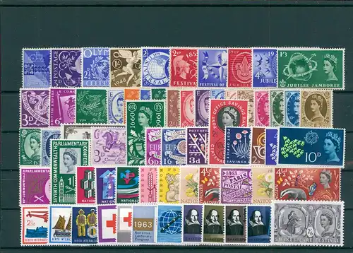 GROSSBRITANNIEN Sammlung postfrisch (201342)