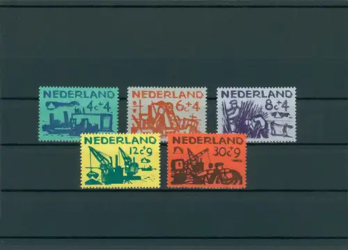 NIEDERLANDE 1959 Nr 730-734 postfrisch (201799)
