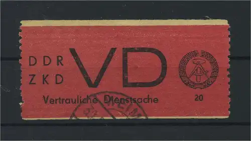 DDR ZKD 1965 Nr D1 gestempelt (116092)