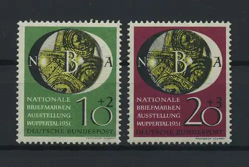 BUND 1951 Nr 141-142 postfrisch (116762)