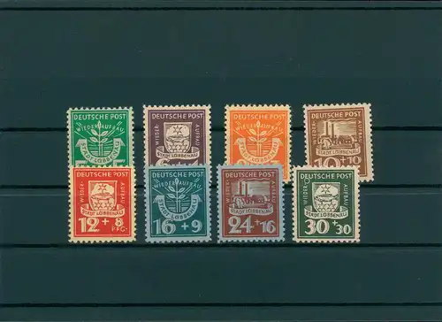 LUEBBENAU 1945 Nr 1-8 postfrisch (400065)