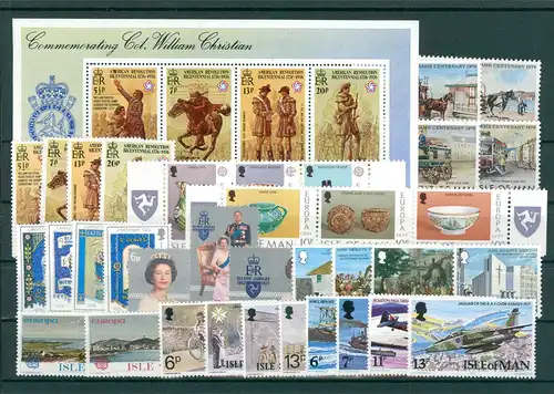 ISLE OF MAN Slg. aus 1976-1991 postfrisch (203841)