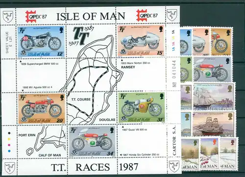 ISLE OF MAN Slg. aus 1976-1991 postfrisch (203841)