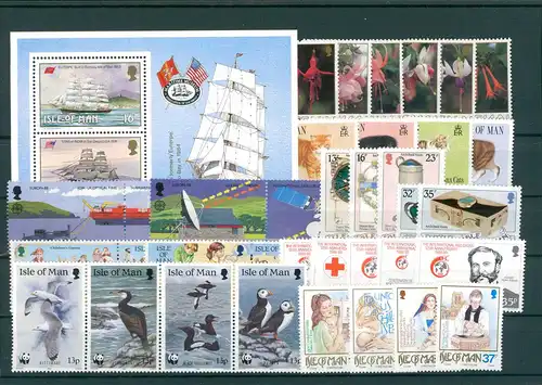 ISLE OF MAN Slg. aus 1976-1991 postfrisch (203841)