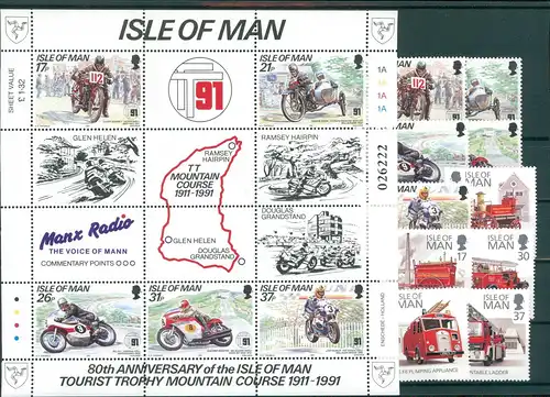 ISLE OF MAN Slg. aus 1976-1991 postfrisch (203841)