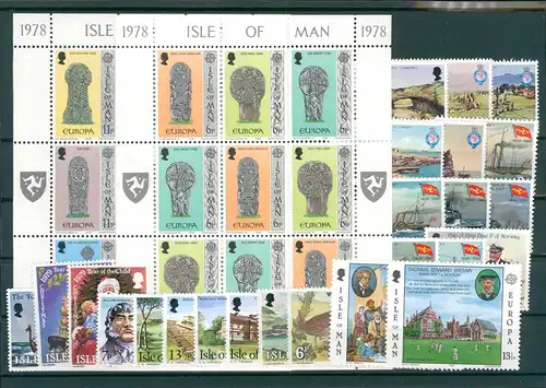 ISLE OF MAN Slg. aus 1976-1991 postfrisch (203841)