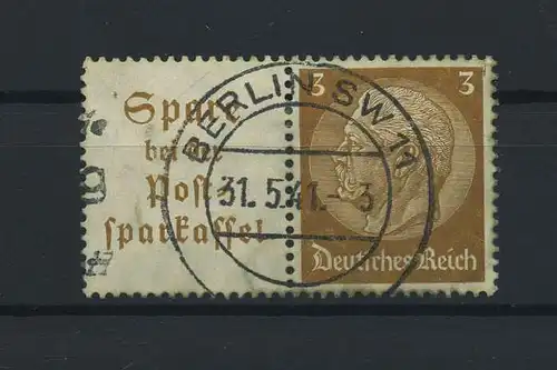 DEUTSCHES REICH 1939 ZD Nr W79 gestempelt (117629)