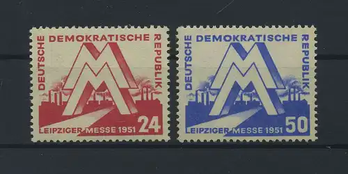 DDR 1951 Nr 282-283 postfrisch (117798)