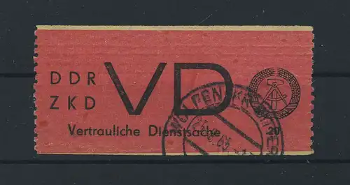 DDR ZKD 1965 Nr D1 gestempelt (117810)