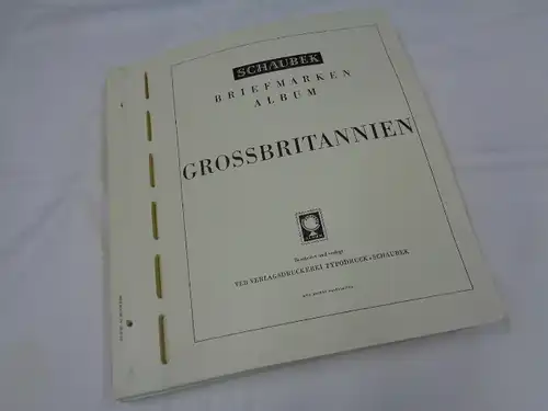 SCHAUBEK Vordruck GB 1840/1984 kpl. (204267)
