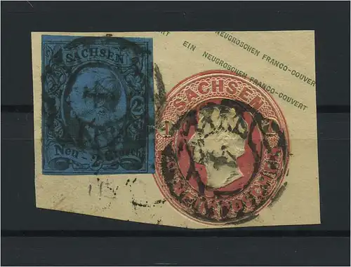 SACHSEN 1855 Nr 10 gestempelt (118253)