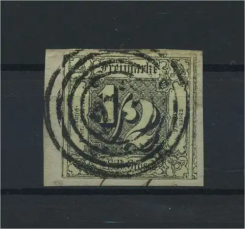 THURN+TAXIS 1852 Nr 3 gestempelt (118261)