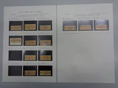 DDR ZKD Wertstreifen Sammlung gestempelt (205435)